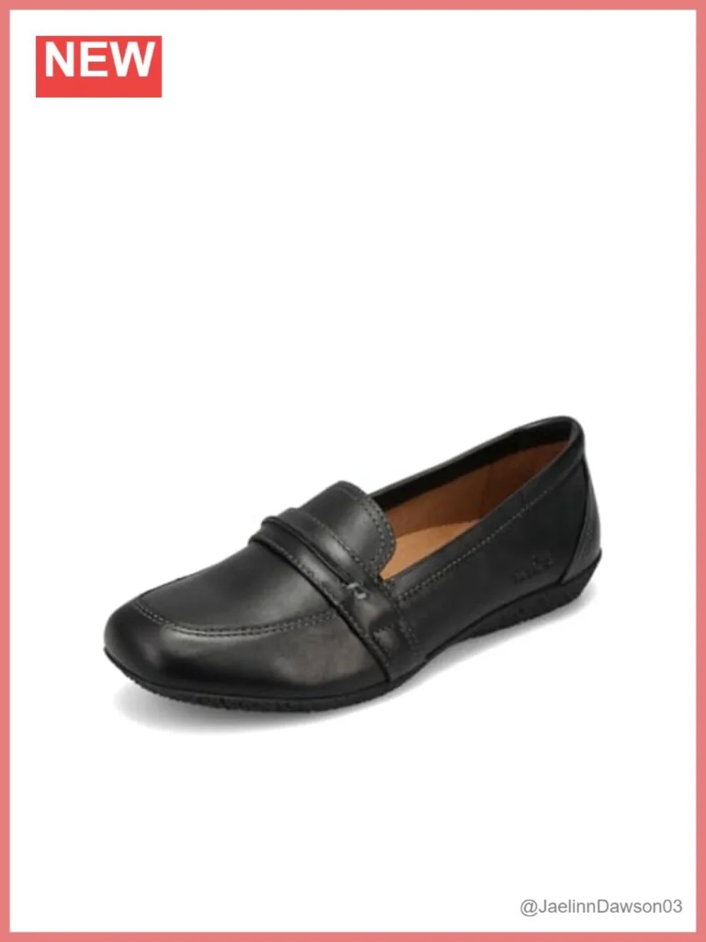 Women's Leather Loafers Slip-On Comfort Arch Support Cushioned Business Casual